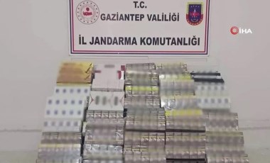 Gaziantep'te 1,5 milyon TL değerinde kaçak sigara ve tütün ele geçirildi