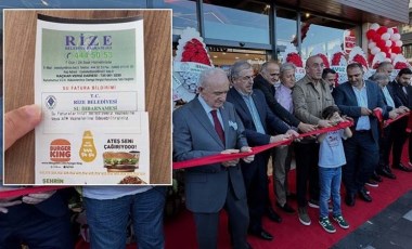 Erdoğan'ın memleketinde 'Burger King' krizi: AKP'li belediye faturaya reklam almış!