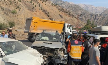 Hakkari-Çukurca kara yolunda kaza: 7 yaralı