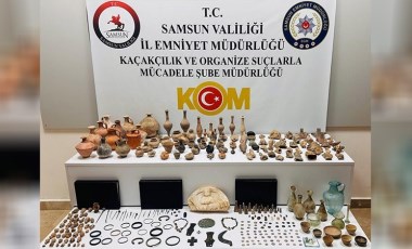 Samsun'da tarihi eser kaçakçılığı operasyonunda 1 kişi yakalandı