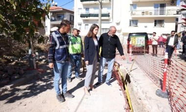 Çeşme’de doğal gaz çalışmalarında ilk kazma vuruldu