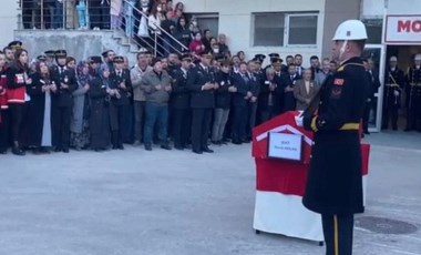 TUSAŞ saldırısında şehit olan taksi şoförünün naaşı askeri törenle hastaneden alındı