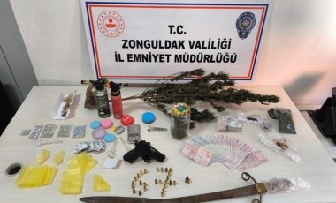 Zonguldak'ta uyuşturucu operasyonu: 18 şüpheli yakalandı