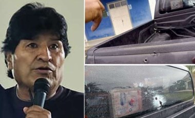 Eski Bolivya lideri Evo Morales'in aracı kurşunlandı