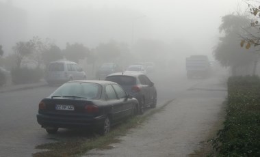 Edirne'de yoğun sis... Görüş mesafesi düştü!