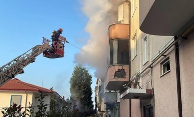 Sakarya'da balkonda piknik tüpü patladı!