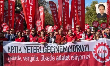 DİSK’in Ankara’da düzenlediği ‘Büyük İşçi Buluşması’nda iktidara seslenildi