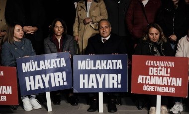 CHP'den Milli Eğitim Bakanlığı önünde oturma eylemi