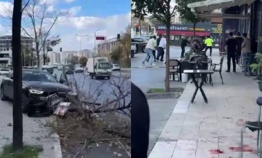 Kaza yaptılar, kavgaya devam ettiler: Polis havaya ateş açtı!