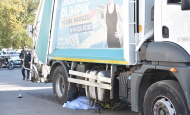 Bisikletiyle çöp kamyonunun altında kalan çocuk hayatını kaybetti