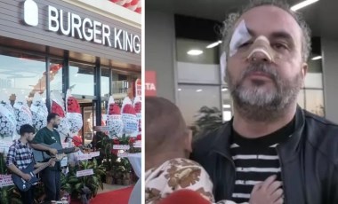 AKP, Burger King açılışına çelenk gönderdi: İsrail protestosu yapan öğretim görevlisi 10 kişinin saldırısına uğradı