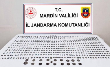 Mardin'de Roma ve Bizans dönemine ait 597 sikke ele geçirildi