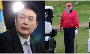 Güney Kore'de Trump hazırlığı: Golf pratiğine başladı