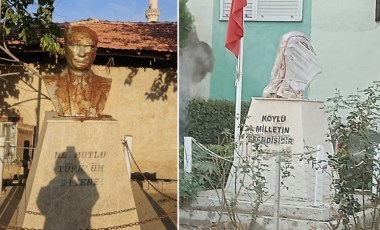 Atatürk büstlerine çuval geçirip dışkı sürmüştü: Tutuklandı!