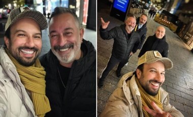 Tarkan ve Cem Yılmaz Almanya’da buluştu: 'İyi geldik birbirimize'