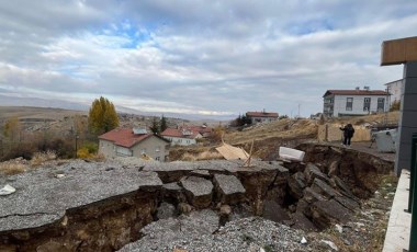 Ankara Elmadağ'da toprak kayması; 10 katlı bina tahliye edildi