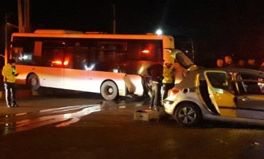 Malatya’da halk otobüsü ile otomobil çarpıştı: 1 ölü