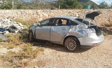 Antalya-Konya karayolunda trafik kazası: 1 ölü, 1 yaralı