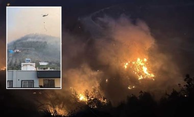 Hatay'da korkutan orman yangını: Rüzgarın etkisi ile yayıldı, evlere sıçradı!