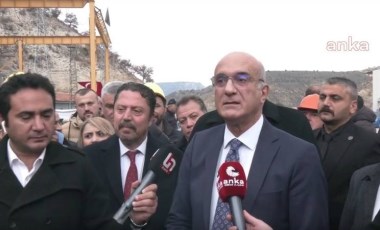 CHP'den Çayırhan Termik Santrali'nde madenci eylemine destek ziyareti: Gözleri doymuyor