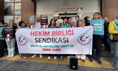 İzmir'de diş hekimleri çalışma koşullarını protesto etti