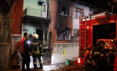 Kayseri’de müstakil evde yangın paniği!