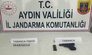 Aydın’da 12 adet ruhsatsız tabanca geçirildi