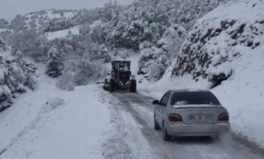 Amasya kara teslim oldu: 107 köy yolu kapandı