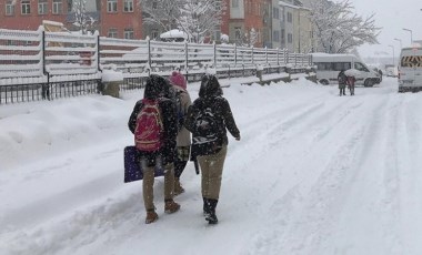 Birçok ilde eğitime 1 gün ara verildi