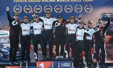 WRC'de Markalar Şampiyonu Toyota Gazoo Racing oldu