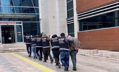 İzmir Ödemiş'te suç örgütüne operasyon: 8 şüpheli gözaltında