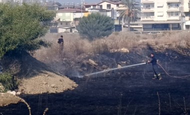 Manavgat’ta çalılık yangını paniği: Evlere ulaşmadan söndürüldü