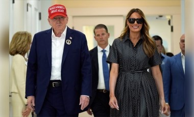 ABD'de seçim heyecanı: Trump, eşi Melania ile birlikte oyunu kullandı