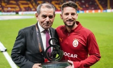 Galatasaray'da Dries Mertens'e plaket!