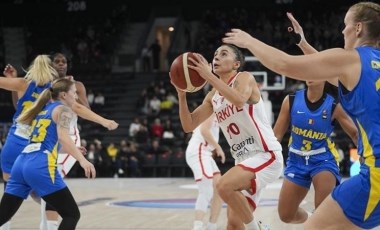 A Milli Kadın Basketbol Takımı, Romanya'yı 101-54 yendi