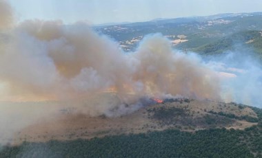 Balıkesir'de orman yangını: 15 saat sonra kontrol altında