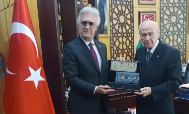 Tamer Karadağlı Devlet Bahçeli'yi ziyaret etti