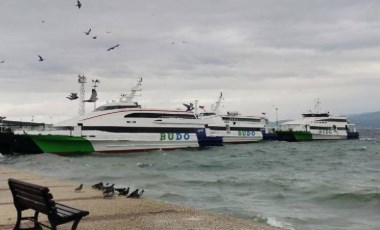 Meteoroloji uyarmıştı: BUDO'nun bazı seferleri iptal edildi