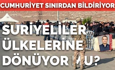 Suriyeliler memleketine gidiyor