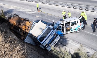 Otobüs, polis aracı ve kamyona çarptı: Yaralılar var!