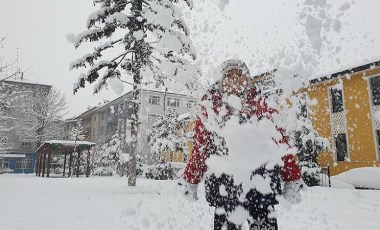 4 kentte eğitime 'kar' engeli