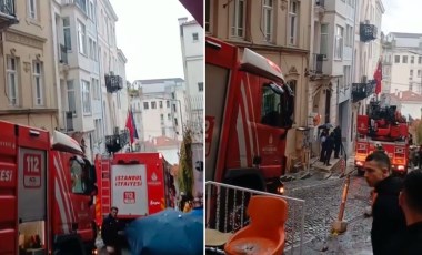 Beyoğlu’nda Masonlar Büyük Locası Derneği'nde yangın!