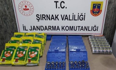 Tam 1 milyon 250 bin liralık... Şırnak’ta rekor kaçakçılık operasyonu!