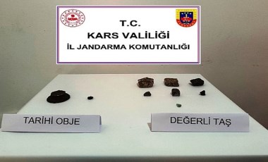 Kars’ta tarihi eser operasyonu: 1 kişi gözaltına alındı