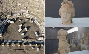 Pompeiopolis Antik Kenti’nde Afrodit heykelleri bulundu