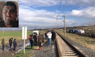 Tekirdağ'da trenin çarptığı yaya kurtarılamadı!