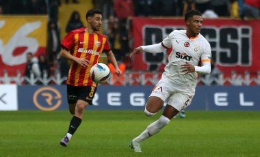 Kayserispor - Galatasaray maçında olay!