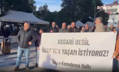 Hopa'da asgari ücret protestosu