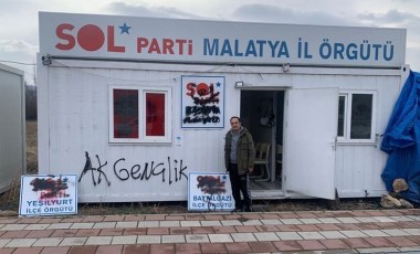 SOL Parti’nin Malatya il binasına saldırı: ‘AK Gençlik’ yazdılar!