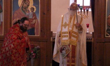 Edirne'de Bulgar Kilisesi'nde Noel ayini